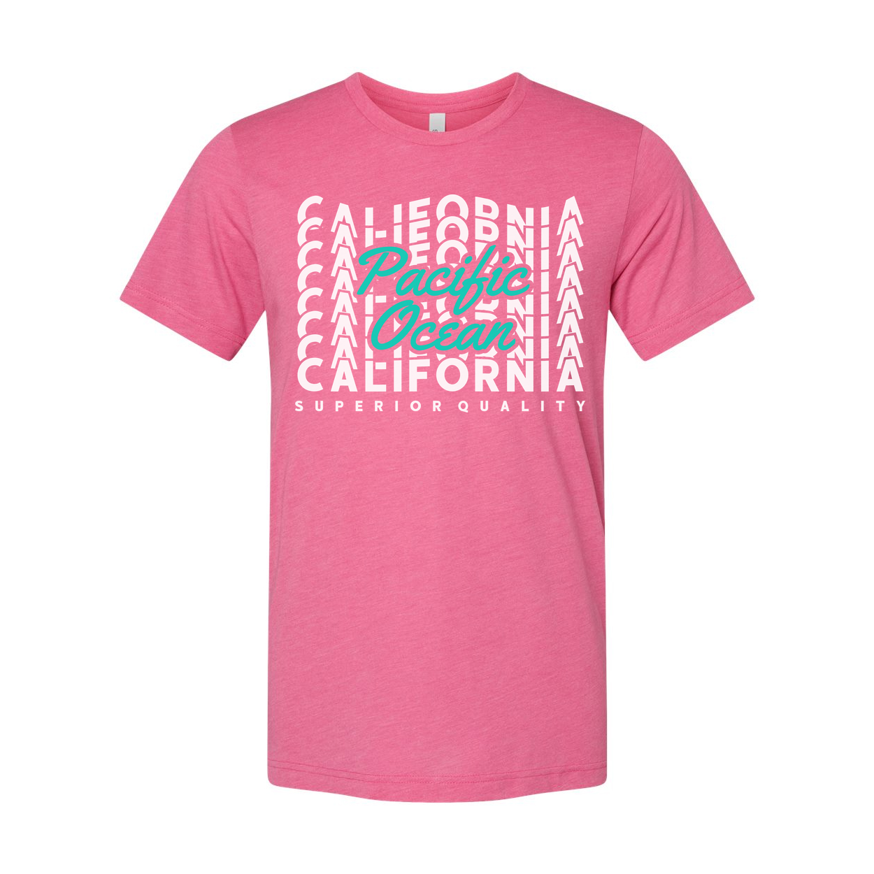 Pacific Ocean California Graphic Tee for Unisex Short Sleeve Everyday Style and Beachwear