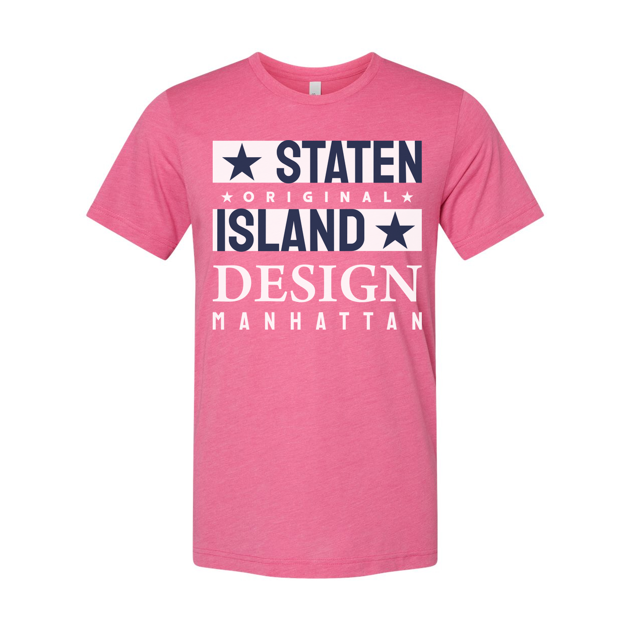 Staten Island Manhattan Design Graphic Tee For Unisex Casual Everyday Wear Collection