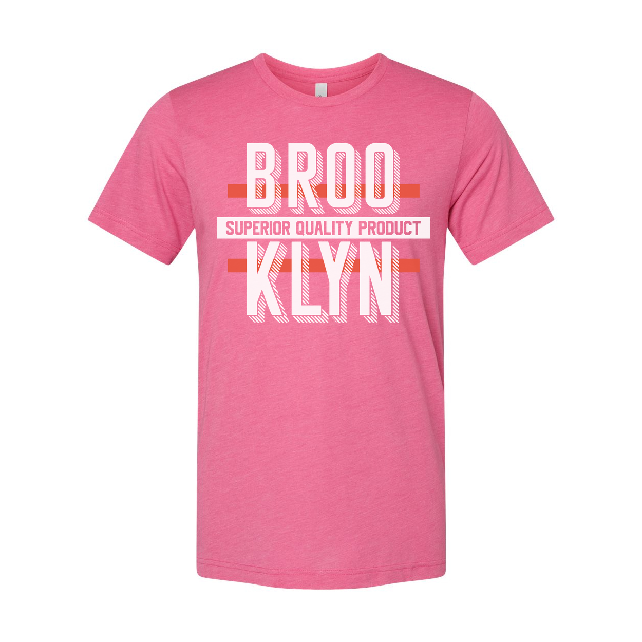 Brooklyn Unisex Graphic T Shirt With Bold Layered Text Design For Streetwear And Everyday Casual