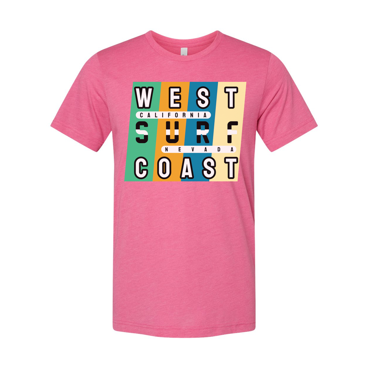 Unisex West Coast Surf Graphic T Shirt