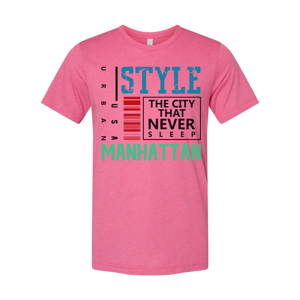 Urban Manhattan Graphic T Shirt With Style The City That Never Sleep Design For Casual Streetwear