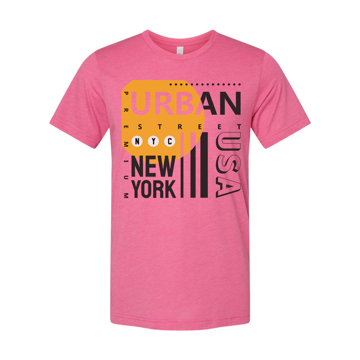 Unisex Urban Street Graphic Tee Featuring New York City Style and USA Emblem Design