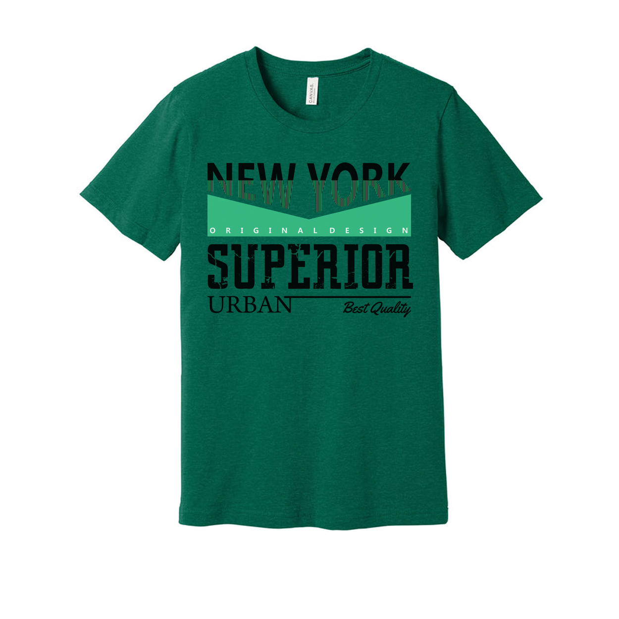 New York Superior Urban Graphic Tee With Original Design For Unisex Short Sleeve Shirt