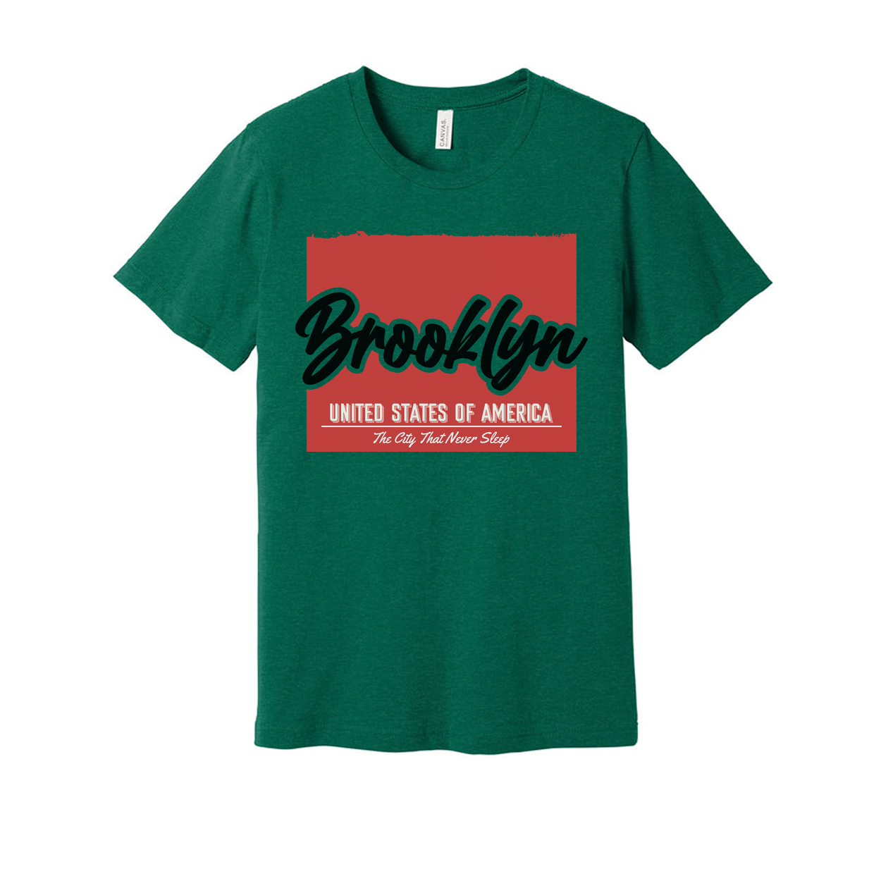 Brooklyn United States Of America Graphic T Shirt Featuring The City That Never Sleep Design