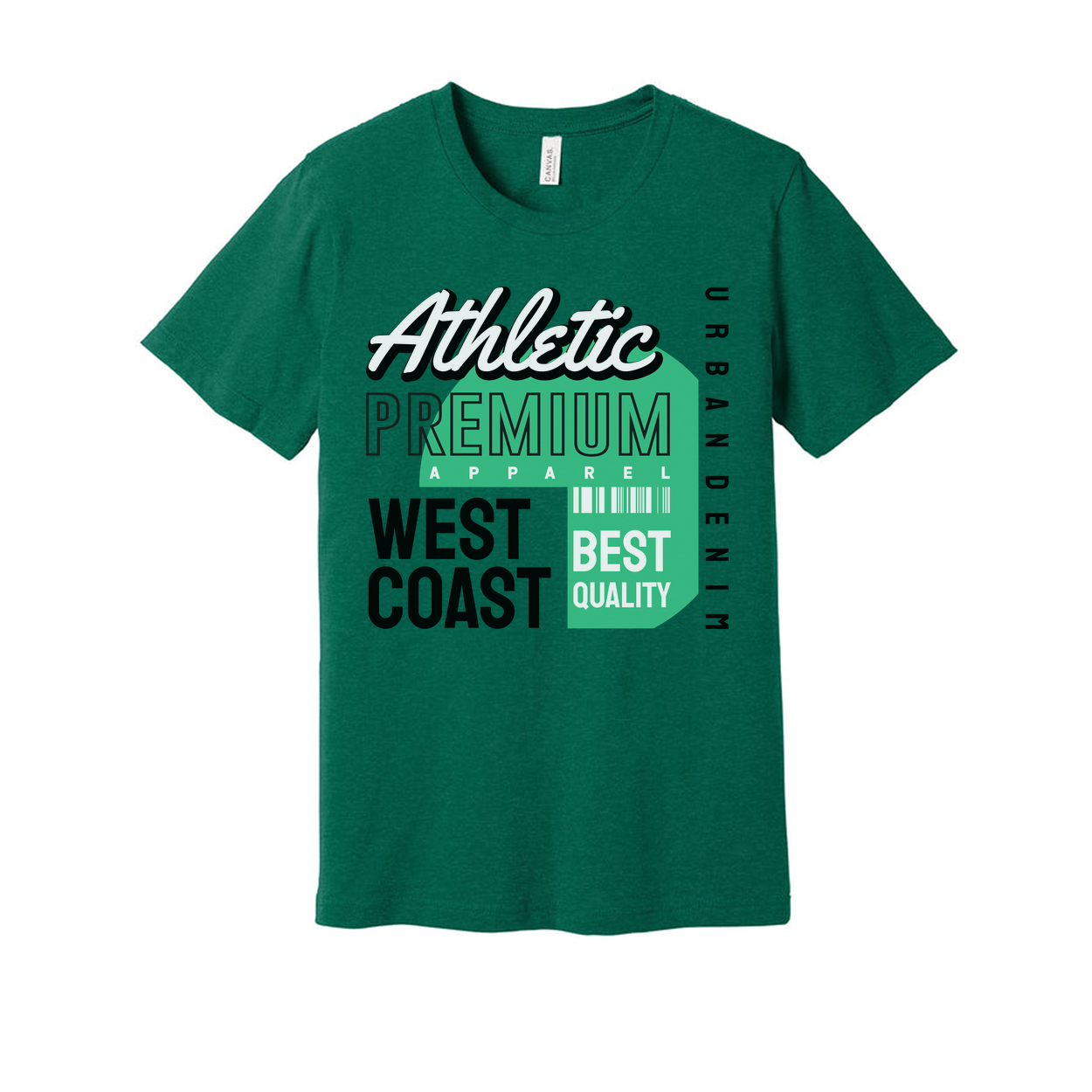 Urban Denim Graphic T Shirt West Coast Best Quality Premium Apparel Unisex Short Sleeve Tee