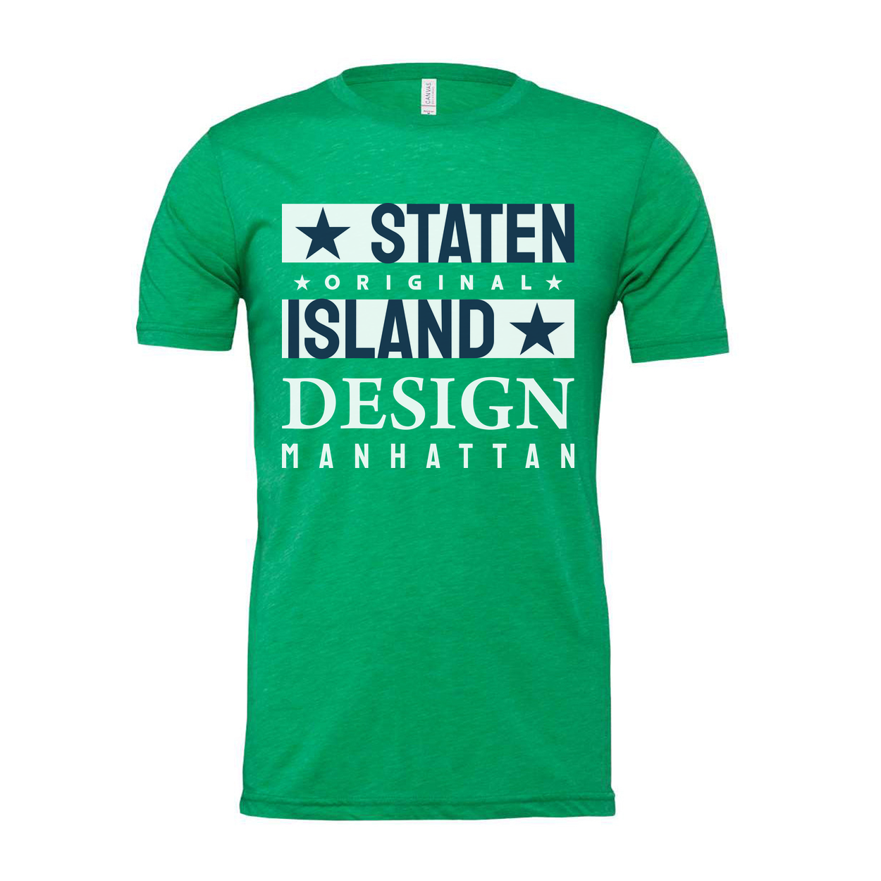 Staten Island Manhattan Design Graphic Tee For Unisex Casual Everyday Wear Collection