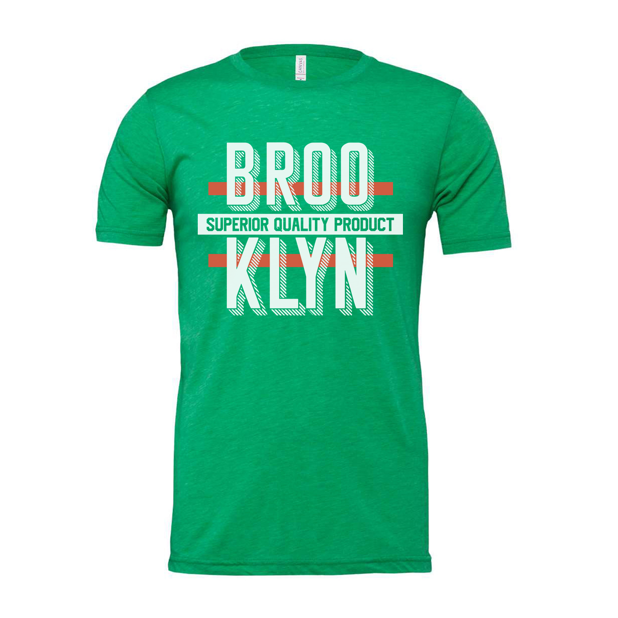 Brooklyn Unisex Graphic T Shirt With Bold Layered Text Design For Streetwear And Everyday Casual