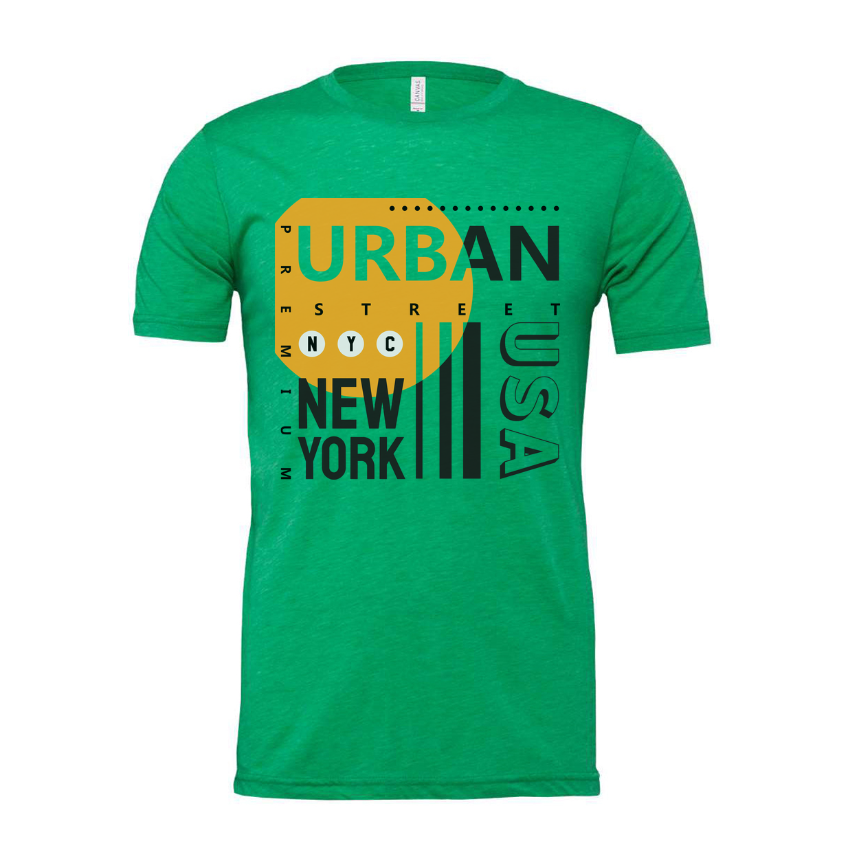 Unisex Urban Street Graphic Tee Featuring New York City Style and USA Emblem Design
