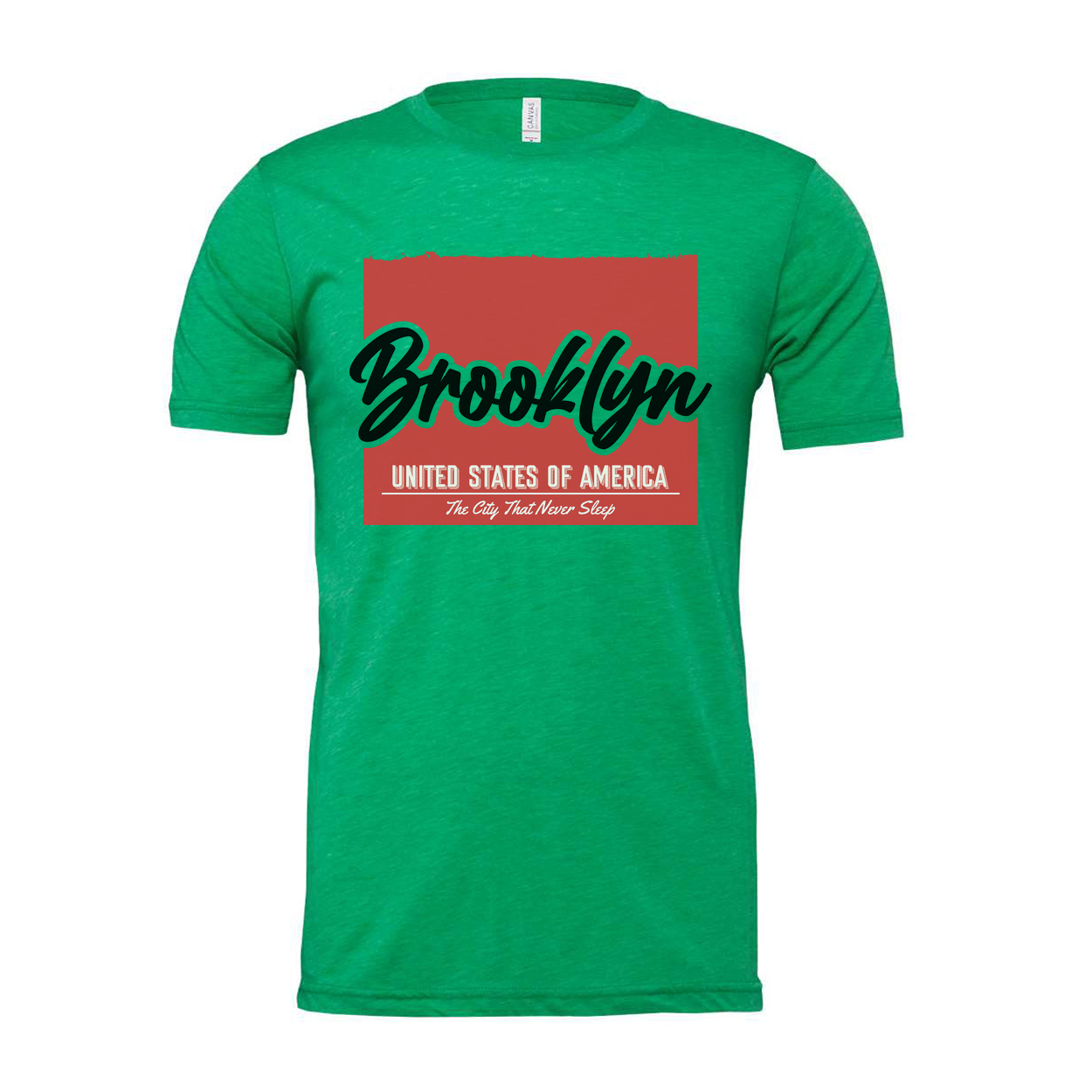 Brooklyn United States Of America Graphic T Shirt Featuring The City That Never Sleep Design