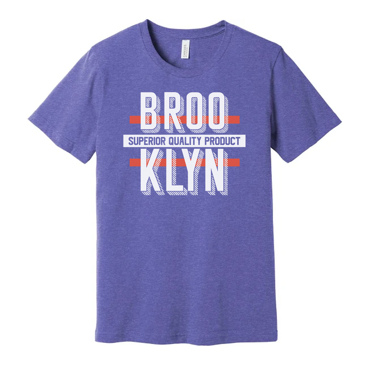 Brooklyn Unisex Graphic T Shirt With Bold Layered Text Design For Streetwear And Everyday Casual
