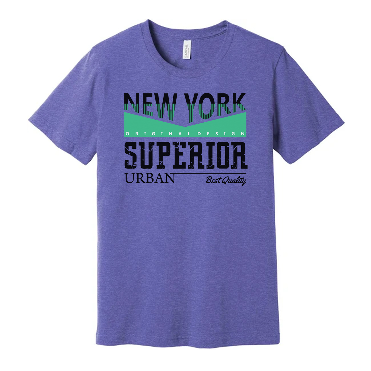 New York Superior Urban Graphic Tee With Original Design For Unisex Short Sleeve Shirt