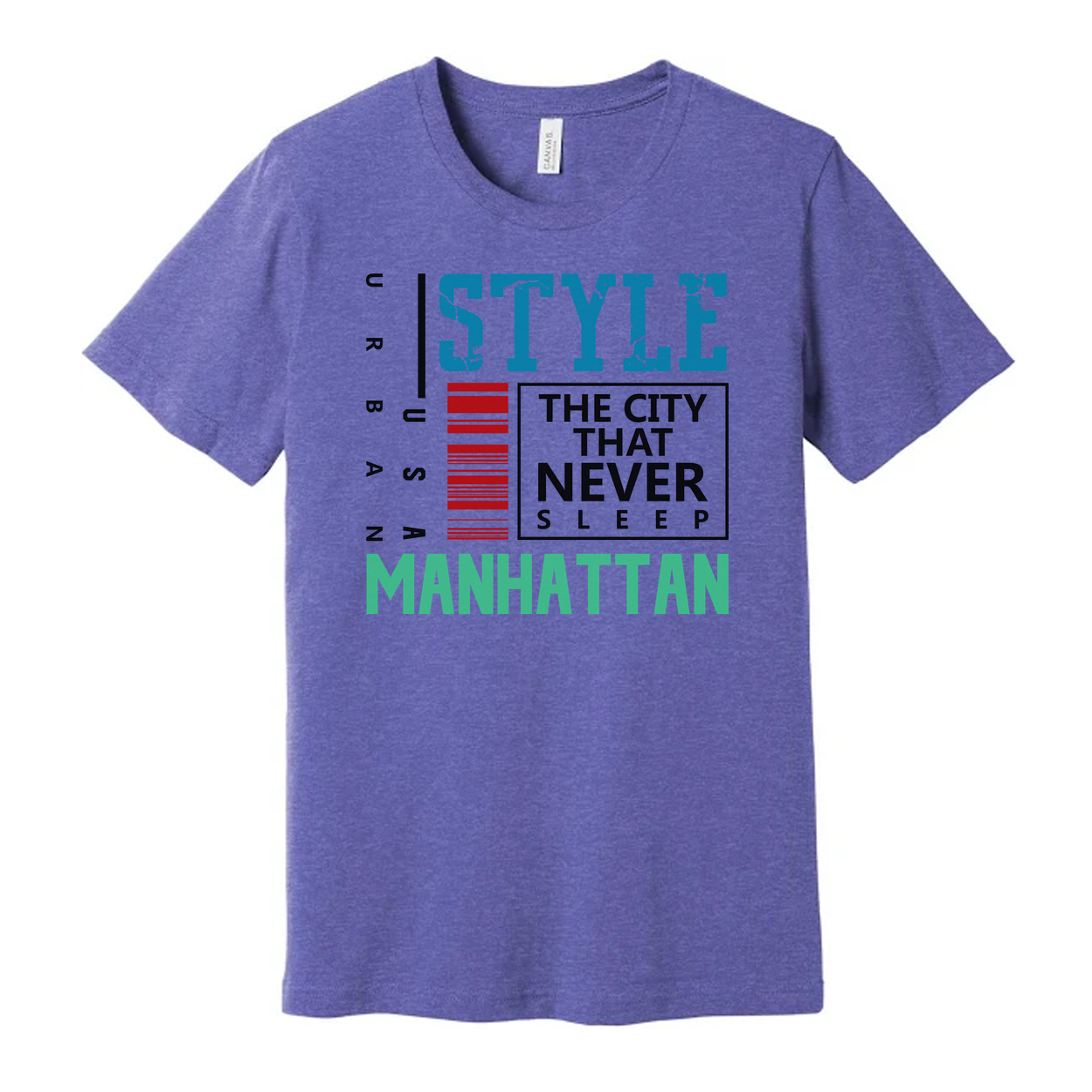 Urban Manhattan Graphic T Shirt With Style The City That Never Sleep Design For Casual Streetwear