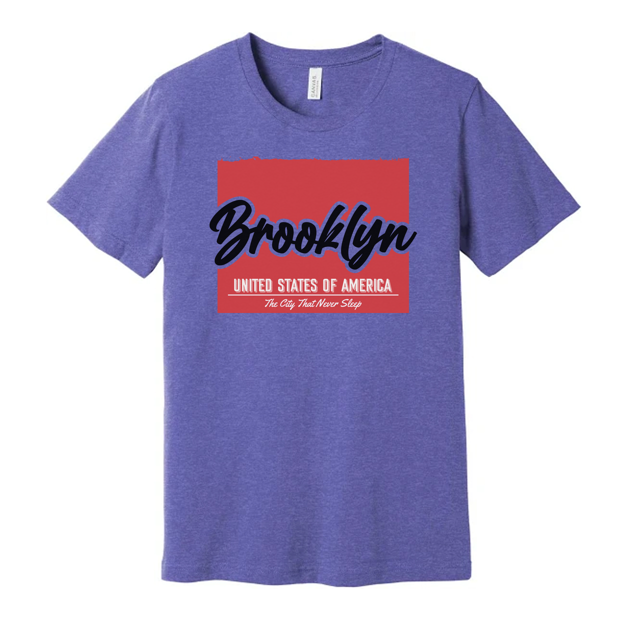 Brooklyn United States Of America Graphic T Shirt Featuring The City That Never Sleep Design