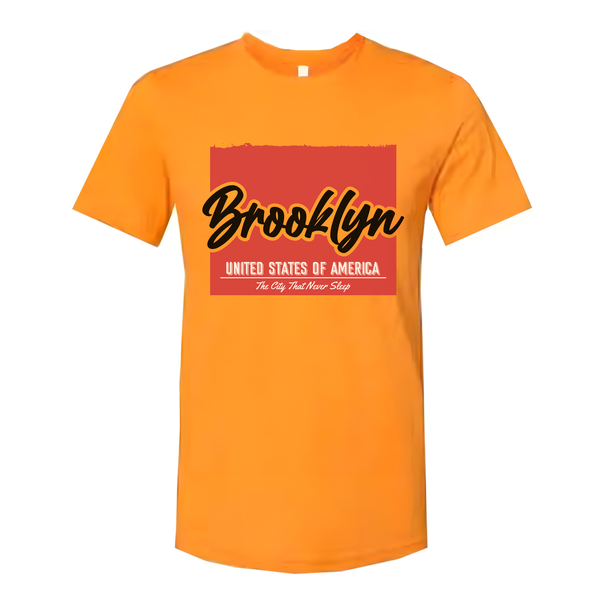 Brooklyn United States Of America Graphic T Shirt Featuring The City That Never Sleep Design