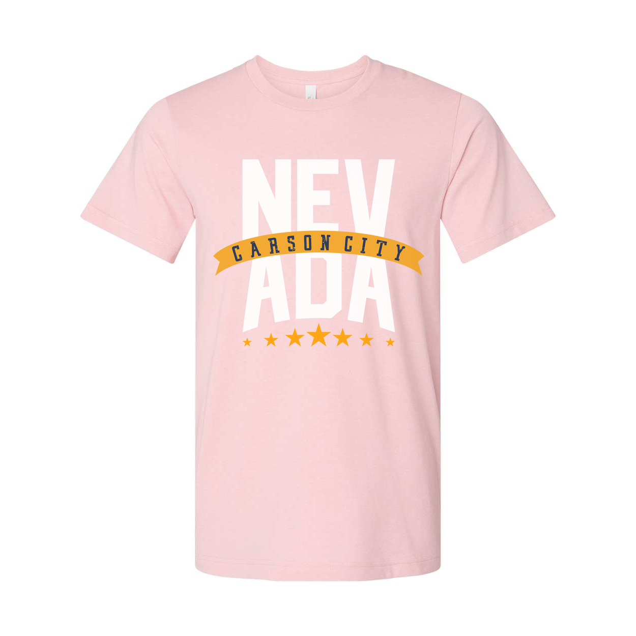 Nevada Carson City Banner Graphic T Shirt For Men And Women Unisex Tee With City Emblem