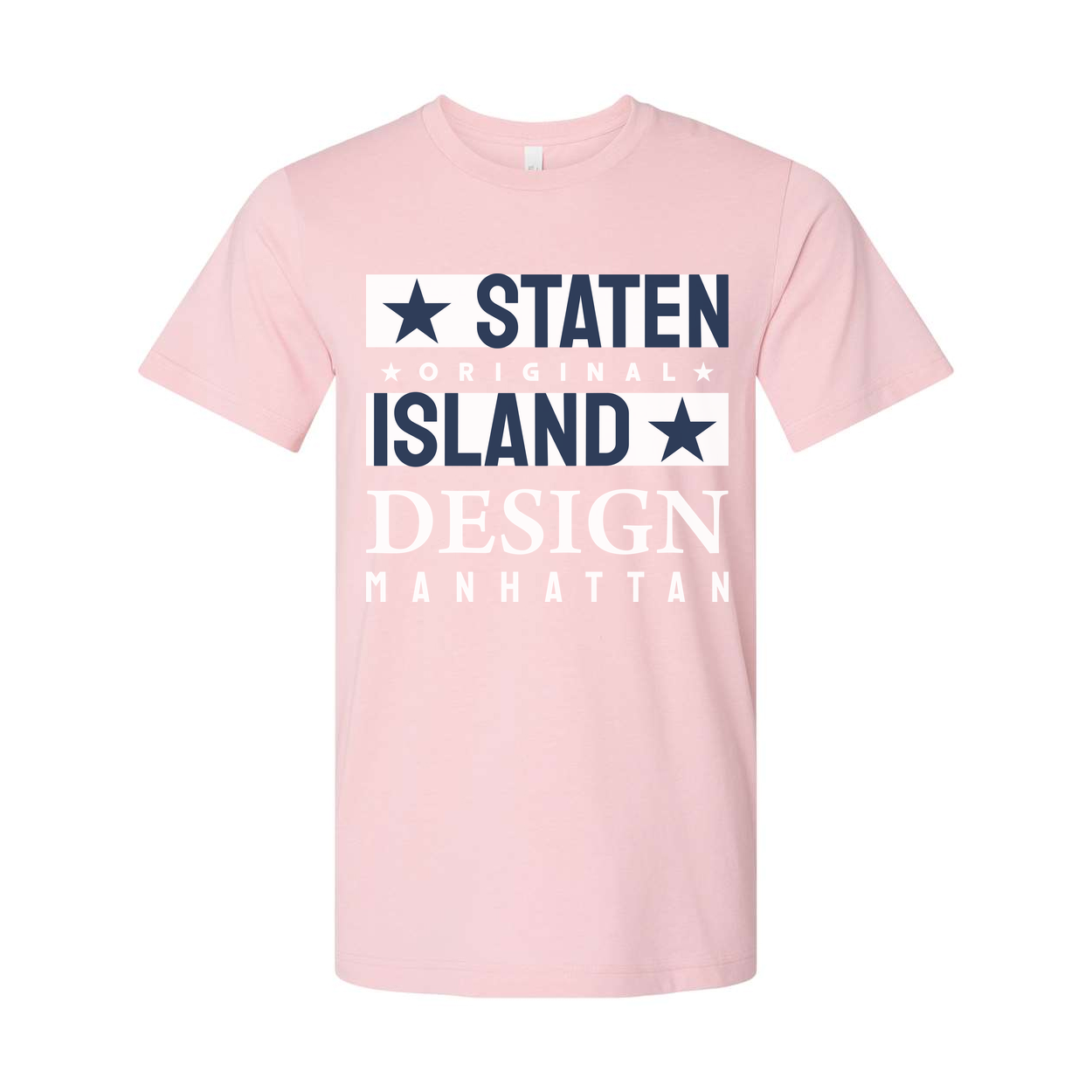 Staten Island Manhattan Design Graphic Tee For Unisex Casual Everyday Wear Collection