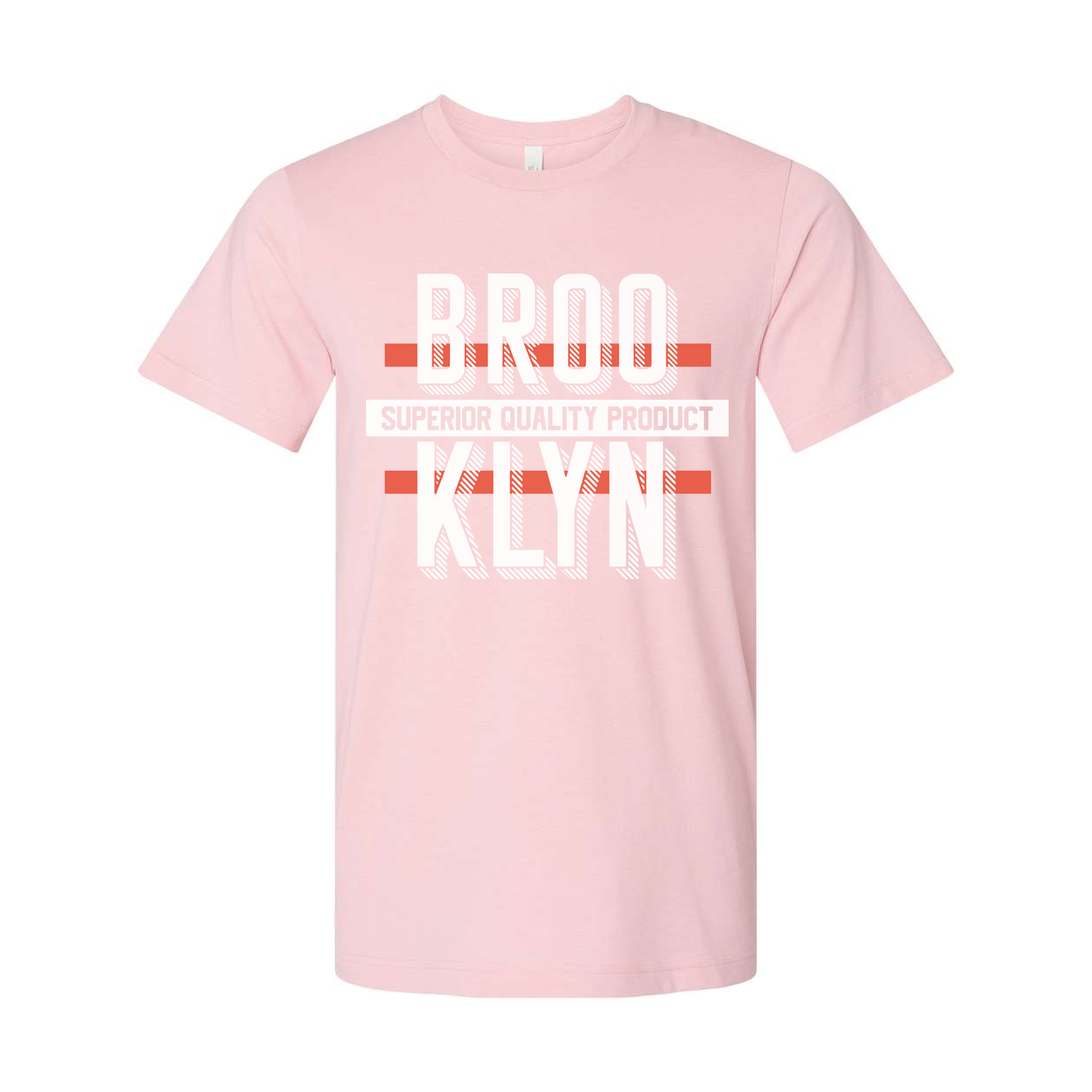 Brooklyn Unisex Graphic T Shirt With Bold Layered Text Design For Streetwear And Everyday Casual