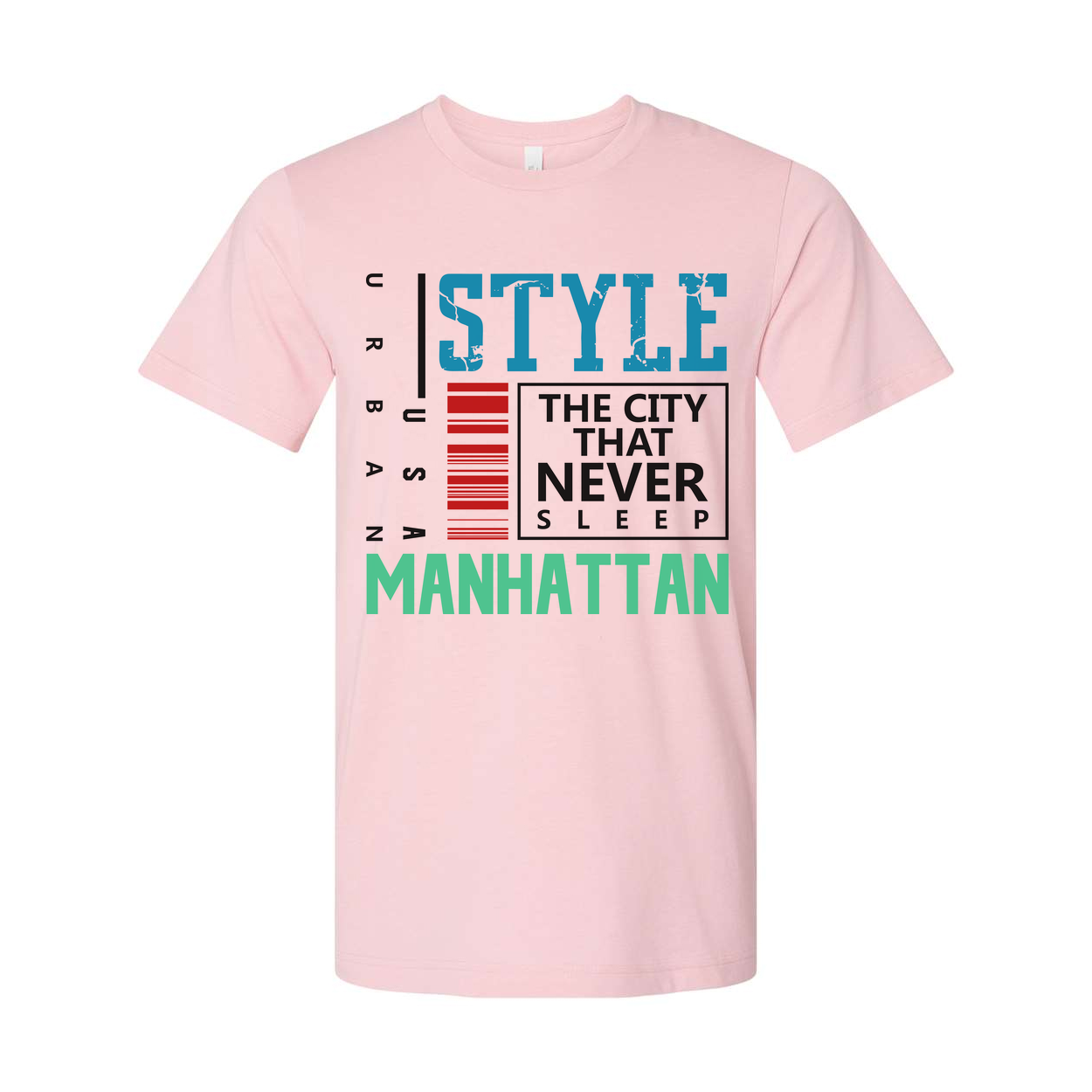 Urban Manhattan Graphic T Shirt With Style The City That Never Sleep Design For Casual Streetwear