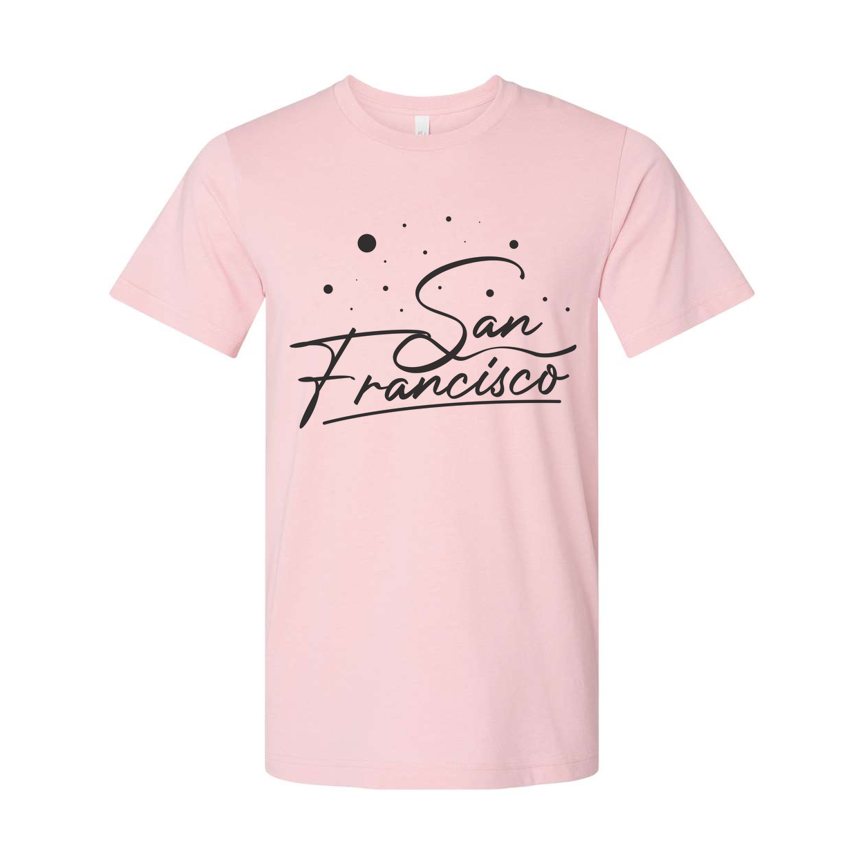 San Francisco Script Graphic Unisex T Shirt With City Lettering Design For Travel Lovers