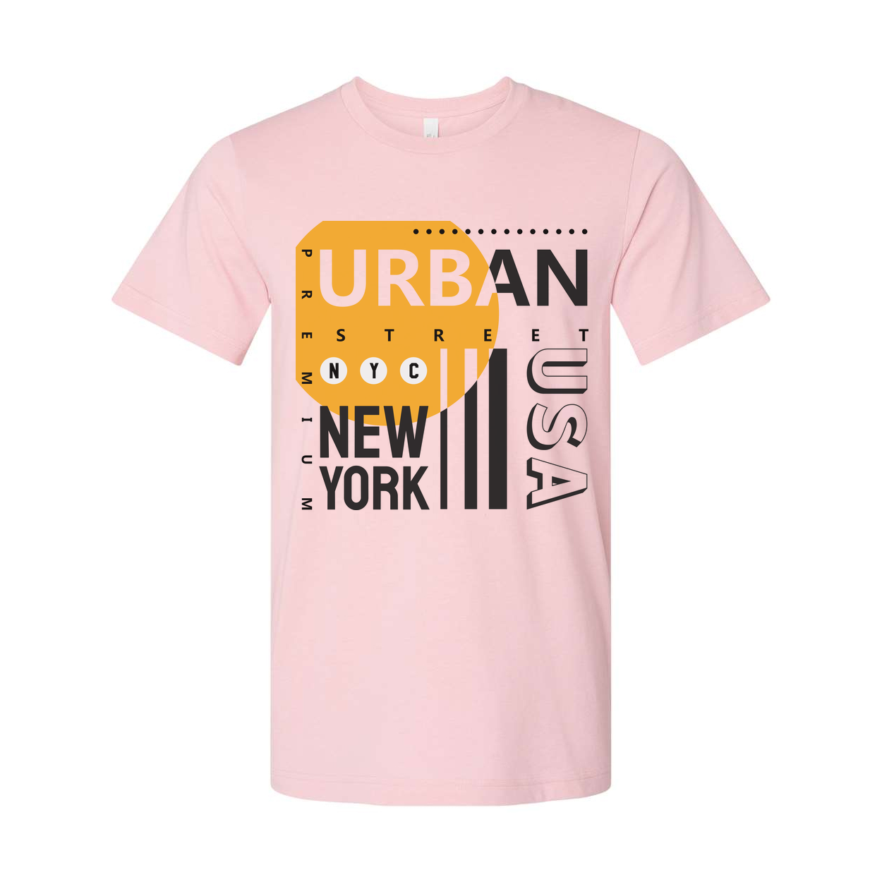 Unisex Urban Street Graphic Tee Featuring New York City Style and USA Emblem Design