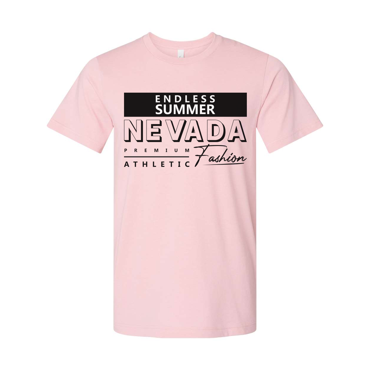 Endless Summer Nevada Premium Athletic Fashion Graphic Tee For Unisex Adults Everyday Wear
