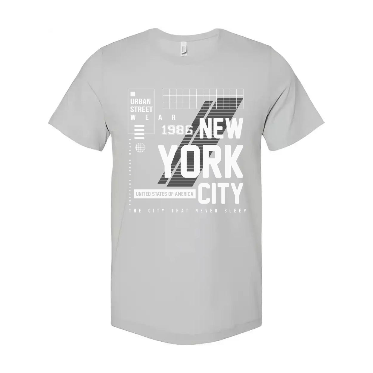 Unisex New York City Graphic T Shirt With Urban Streetwear Style Artwork For Everyday Wear