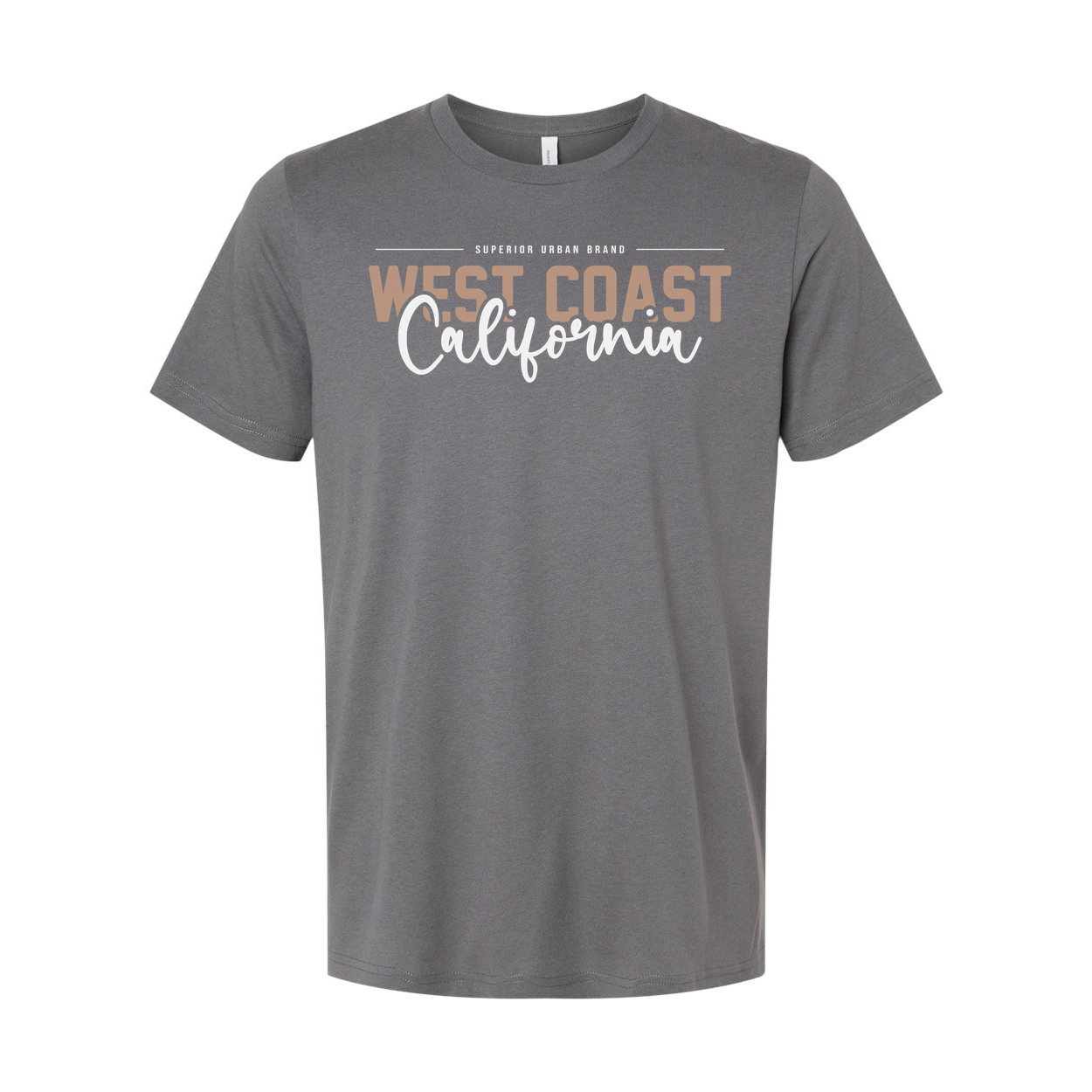 West Coast California Graphic Unisex T Shirt With Soft Fabric And Urban Brand Logo
