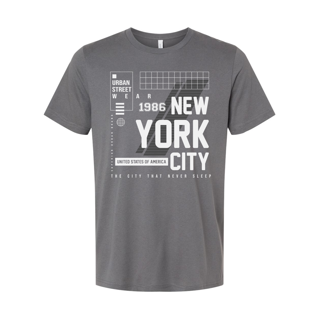 Unisex New York City Graphic T Shirt With Urban Streetwear Style Artwork For Everyday Wear