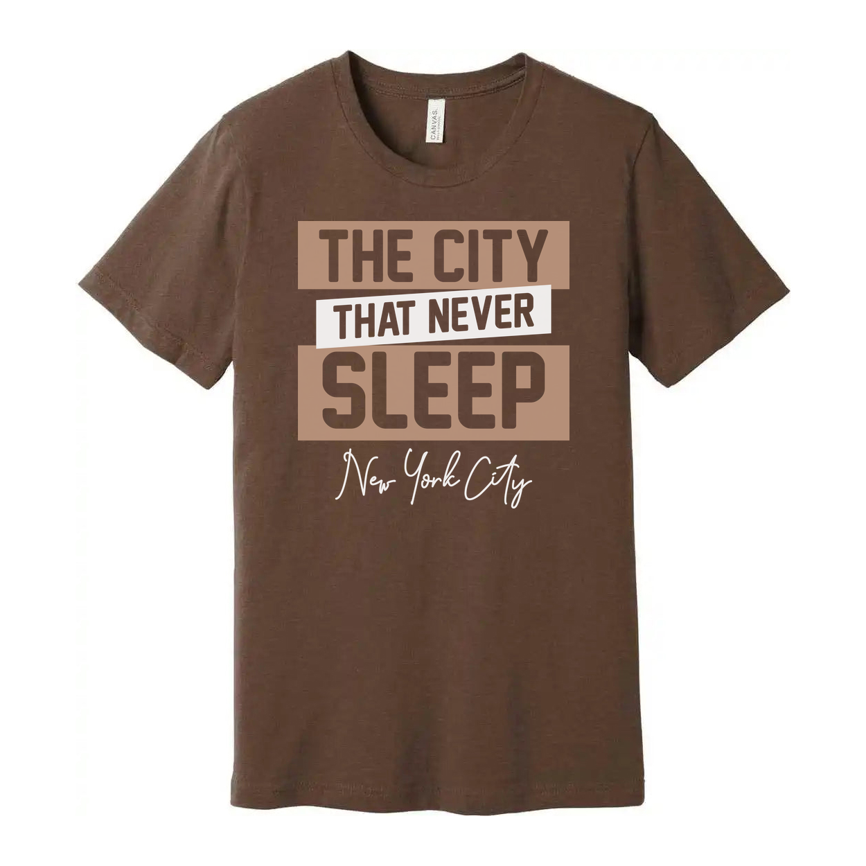 New York City The City That Never Sleeps Graphic T Shirt Unisex Streetwear Edition
