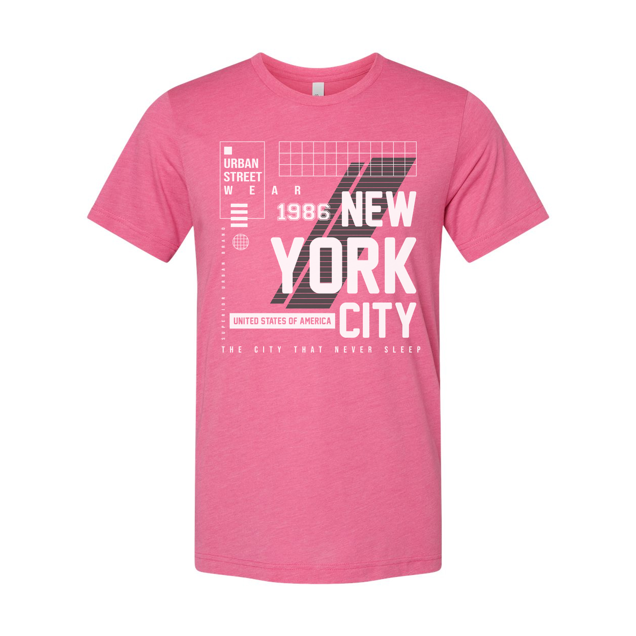 Unisex New York City Graphic T Shirt With Urban Streetwear Style Artwork For Everyday Wear