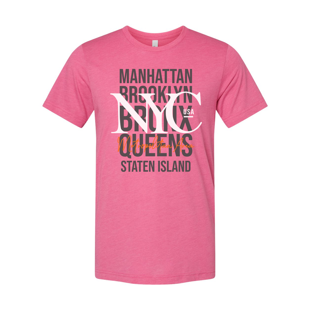Manhattan Brooklyn Queens Staten Island Boroughs Graphic T Shirt Unisex For City Lovers Urban Style