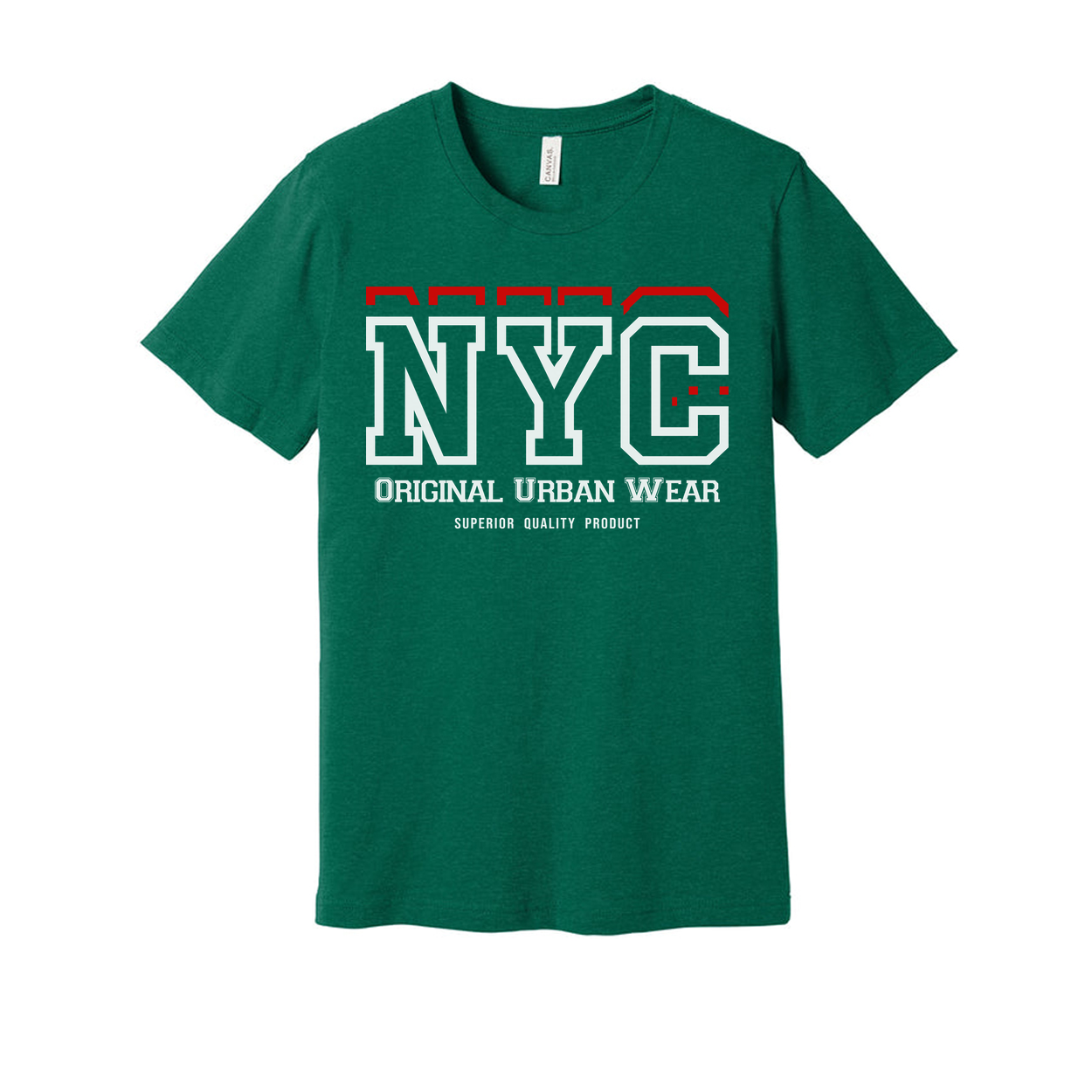 Unisex NYC Graphic Tee With Original Urban Wear Logo And Superior Quality Print For Everyday Urban Style