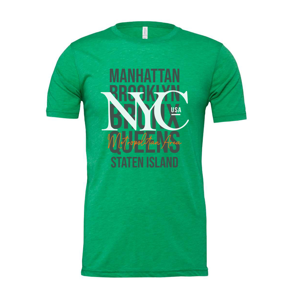 Manhattan Brooklyn Queens Staten Island Boroughs Graphic T Shirt Unisex For City Lovers Urban Style
