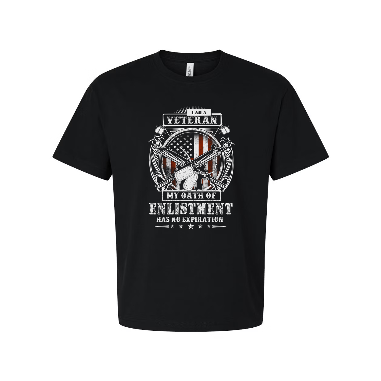 Veteran Graphic T Shirt I Am A Veteran My Oath Of Enlistment Has No Expiration Unisex