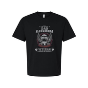 Black Unisex T Shirt I Am A Dad A Grandpa And A Vietnam Veteran Graphic Artwork Print
