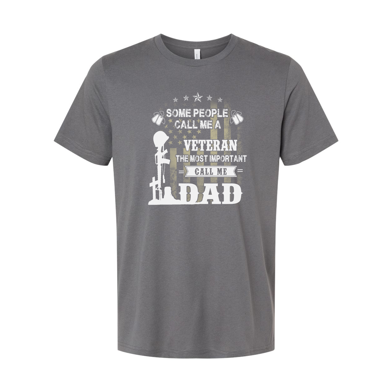 Veteran Dad Graphic T Shirt Unisex Short Sleeve With Military Tribute For Proud Fathers