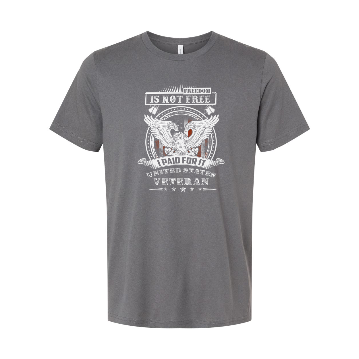 Veteran Unisex Graphic Tee With Eagle Emblem And Freedom Is Not Free I Paid For It United States Veteran