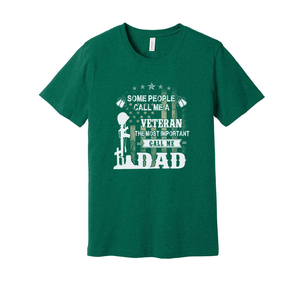 Veteran Dad Graphic T Shirt Unisex Short Sleeve With Military Tribute For Proud Fathers