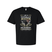 Veteran Oath Of Enlistment Patriot Eagle Graphic Unisex T Shirt With Stars And Stripes