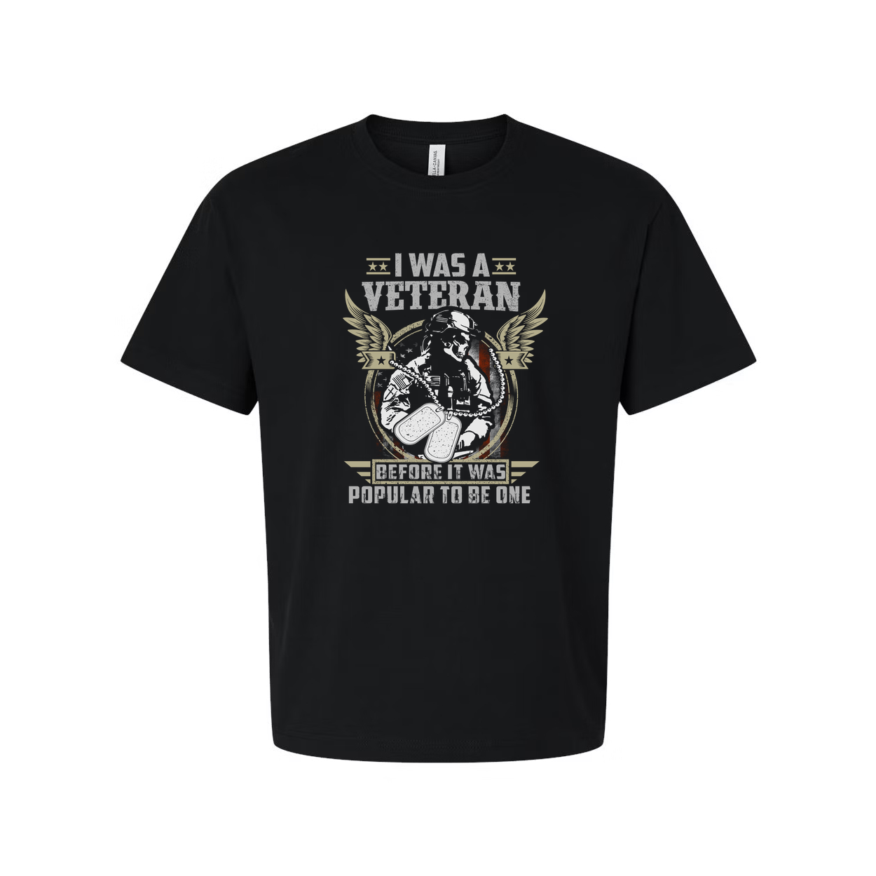 I Was A Veteran Before It Was Popular To Be One Graphic Tee