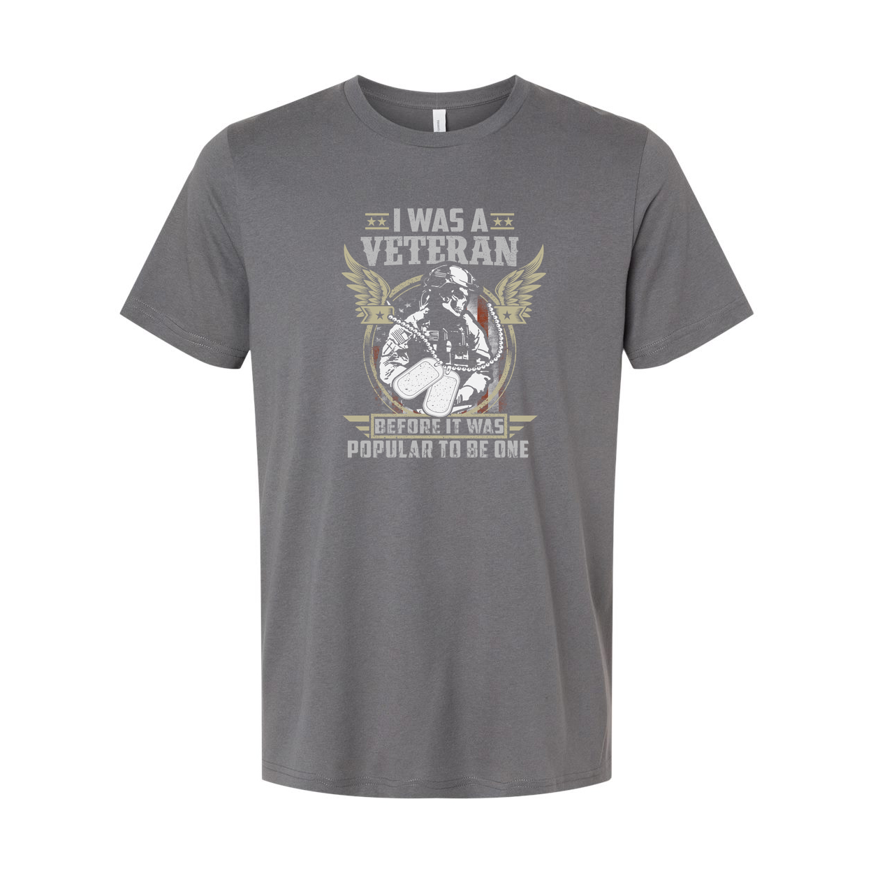 I Was A Veteran Before It Was Popular To Be One Graphic Tee