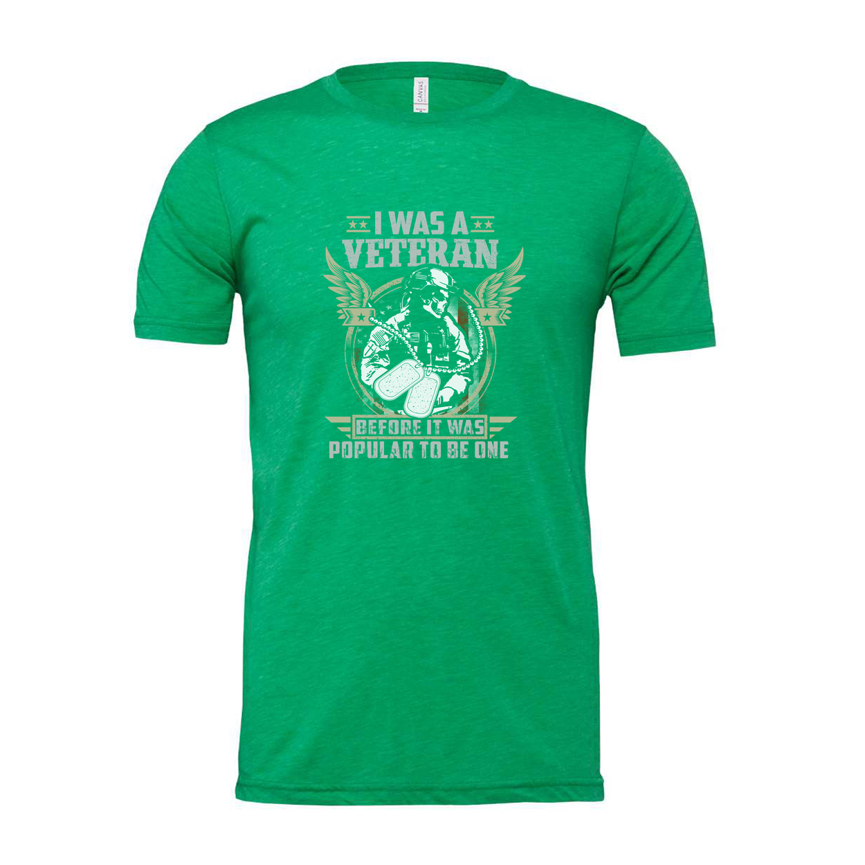 I Was A Veteran Before It Was Popular To Be One Graphic Tee