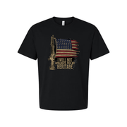 I Will Not Apologize For My Heritage T Shirt With American Flag And Rifle Graphic