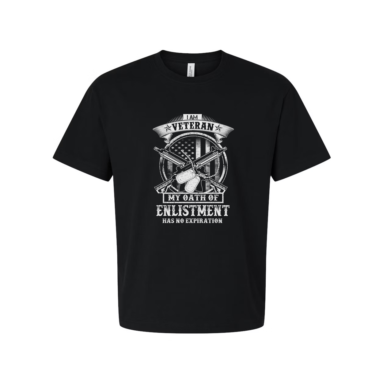 I Am Veteran Unisex T Shirt With Oath Of Enlistment Has No Expiration Graphic Tee Veterans Gift