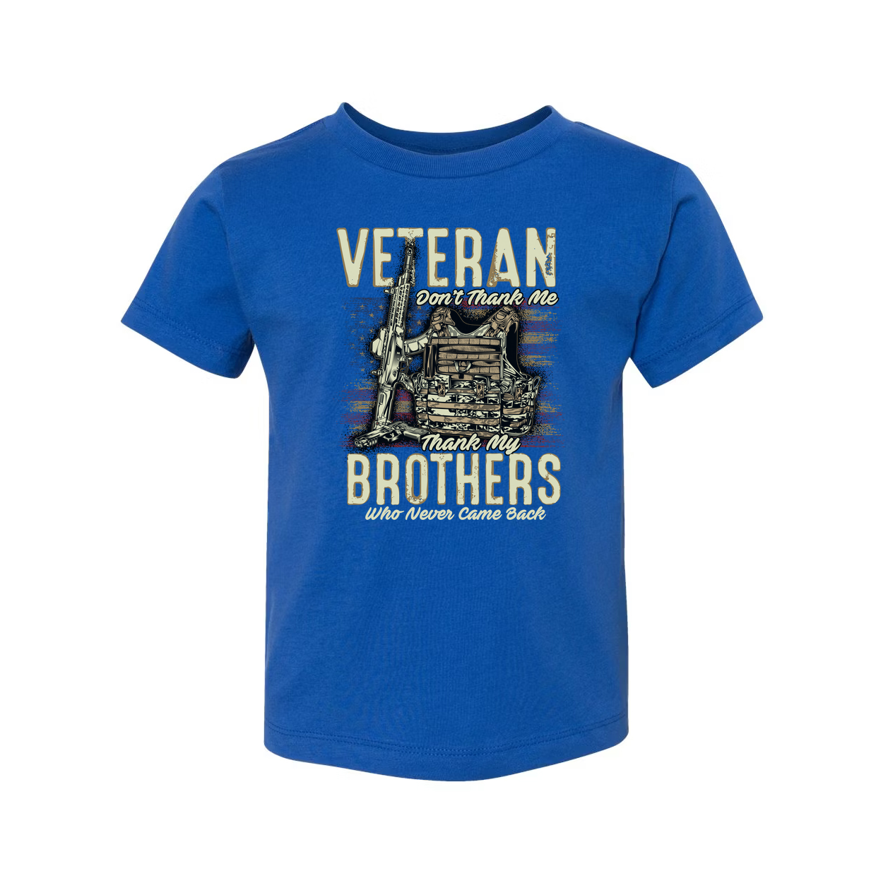 Veteran Don't Thank Me Thank My Brothers Who Never Came Back Graphic Tee For Veterans