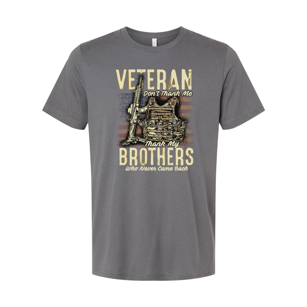 Veteran Don't Thank Me Thank My Brothers Who Never Came Back Graphic Tee For Veterans