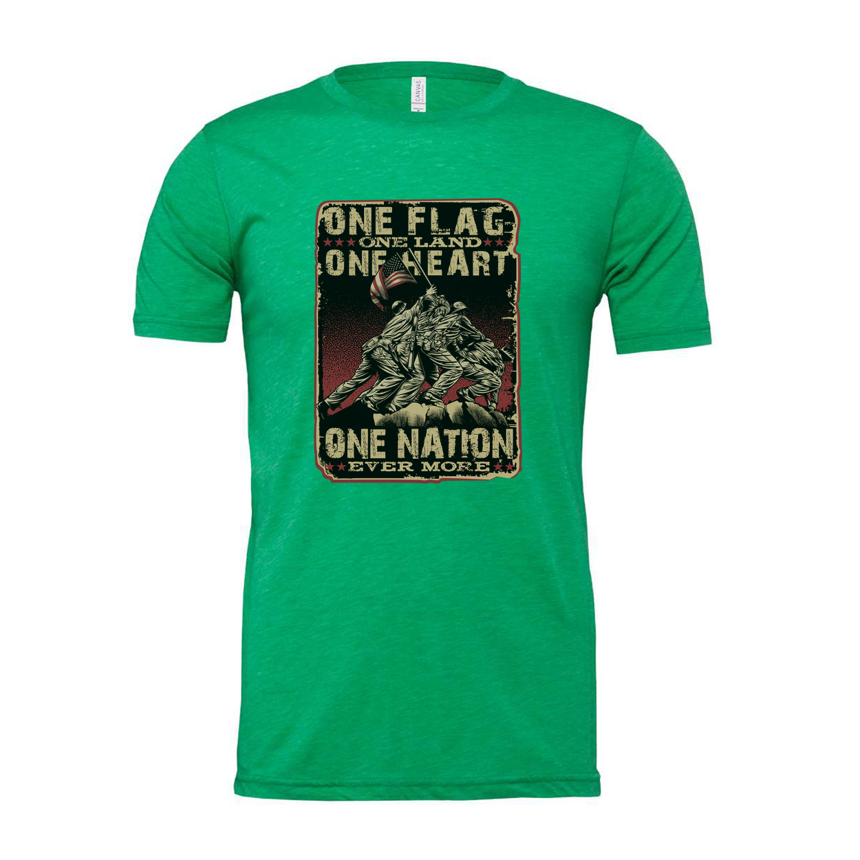 Distressed Vintage Patriotic Veteran Graphic T Shirt With Flag Design For Unisex Short Sleeve