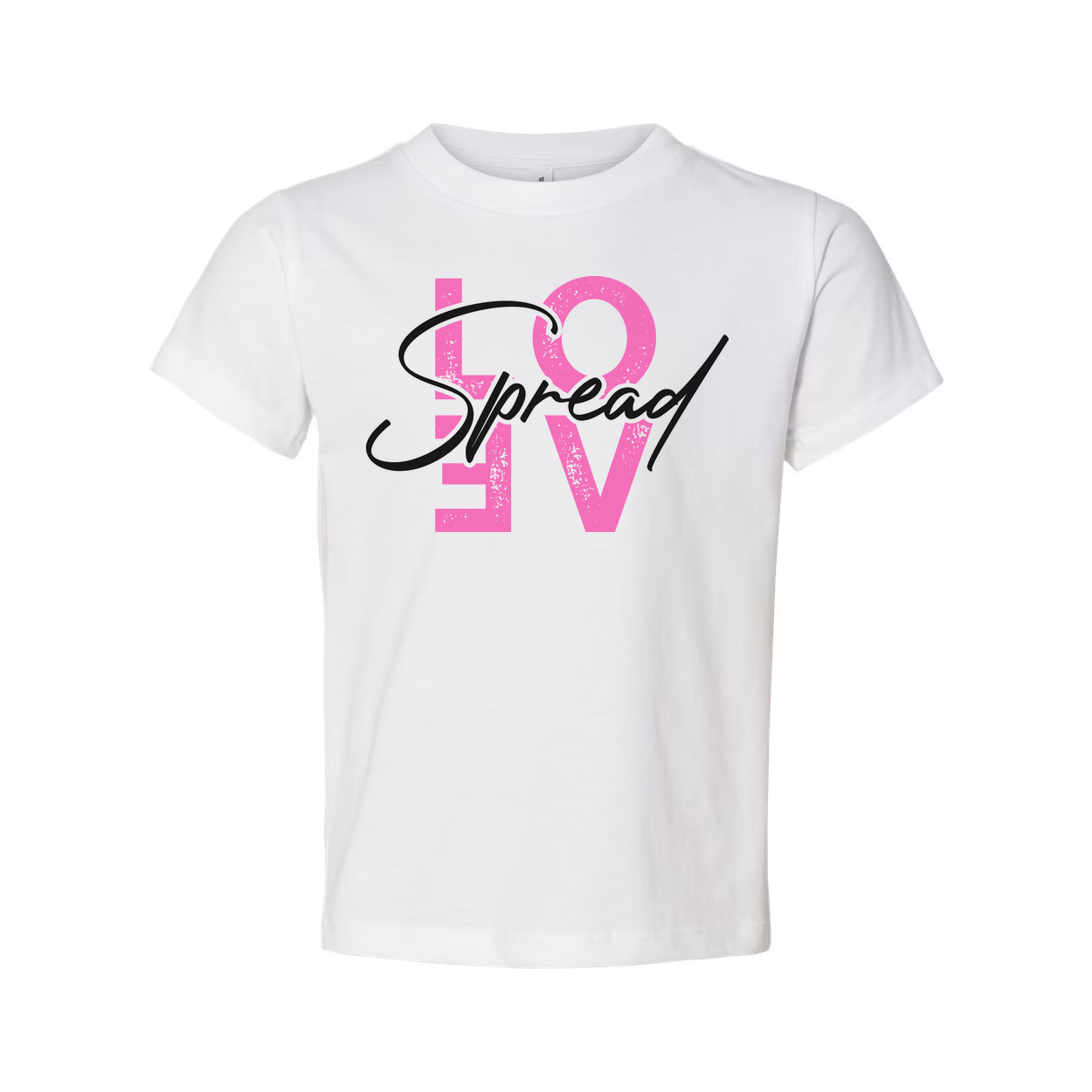 Spread Love Christian Graphic Tee For Unisex Adults Casual Short Sleeve Everyday Wear