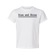 Rise and Shine Unisex Graphic T Shirt With Christian Message Design For Everyday Wear