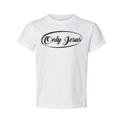 Only Jesus Unisex Graphic Tee With Oval Logo For Christian Believers And Fans Worldwide